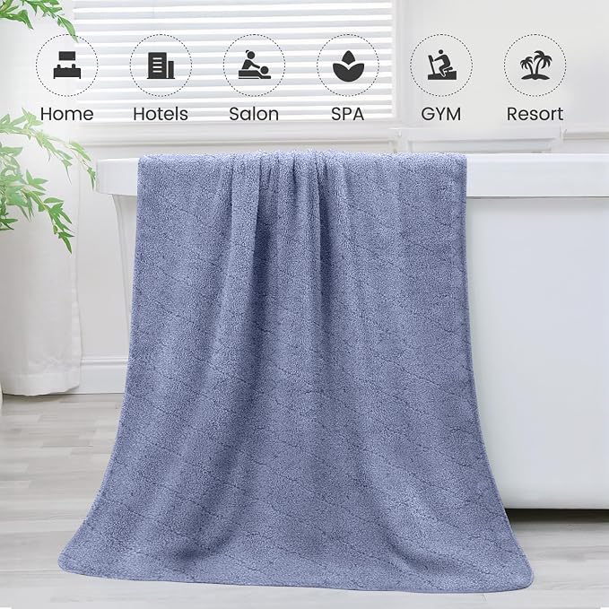 JML Microfiber Bath Towels, Ultra Soft, Super Absorbent, Fast Drying, No Fading - Image 8