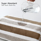 REDKISS Ultra Soft Bath Towel Sets 6-Piece 35"x70" | 100% Microfiber Highly - Image 4