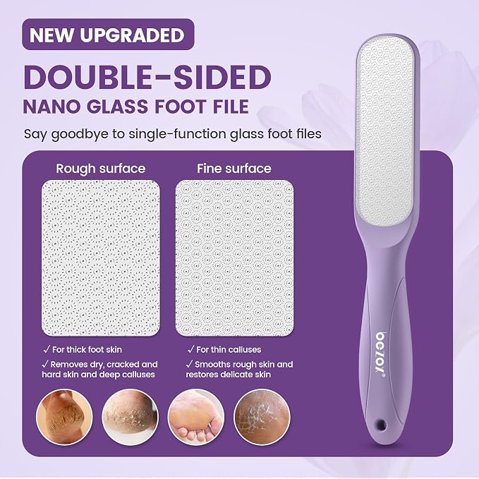 BEZOX Glass Foot File Callus Remover - Image 2