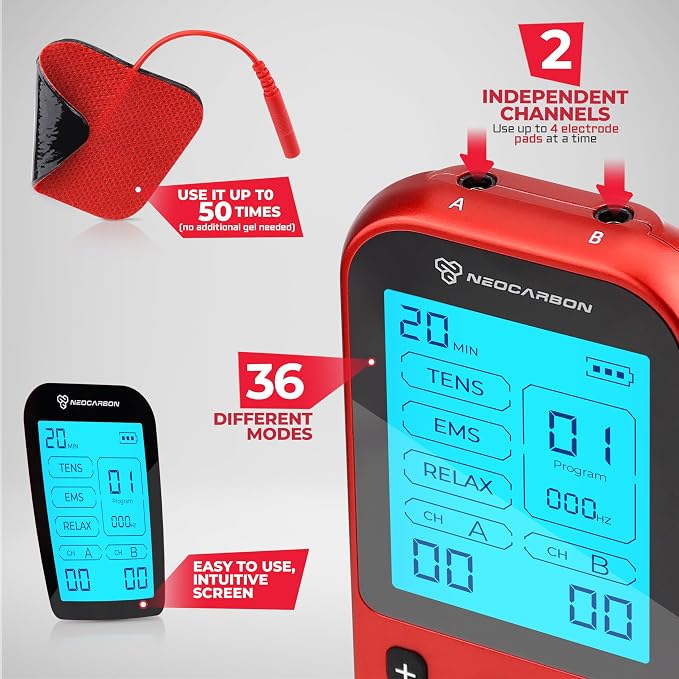 NEOCARBON TENS Unit Muscle Stimulator Pro - Image 8
