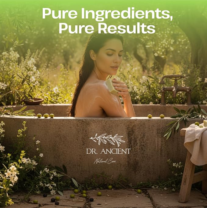 Dr.Ancient Olive Oil Soap Bar, Organic Soap Bars Handcrafted the Traditional Way - Image 7