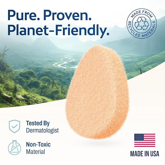 HartFelt 2ct Tear Drop Gentle Face Scrubber - Image 6