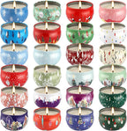 WPONSZU 24 Pack Christmas Scented Candles Gift Set - Image 3