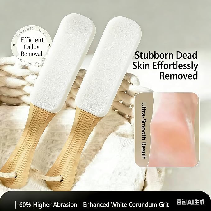 2-Pack Professional Pedicure Foot File & Pumice Stone - Image 3