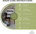 100% Cotton Bath Towel Set of 12-4 Bath Towels, 4 Hand Towels, 4 Wash Cloths - Image 6