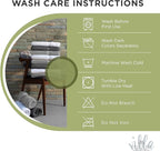 100% Cotton Wash Cloth for face & Body Set of 12, Sustainable, Highly Absorbent - Image 5