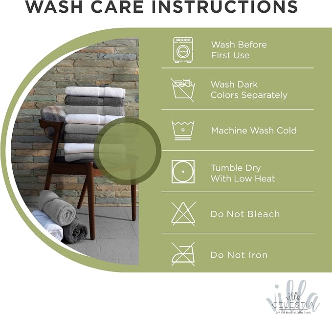 100% Cotton Hand Towel Set of 4, Sustainable, Highly Absorbent, Quick Drying - Image 5