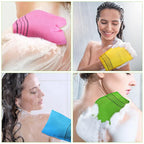 Tatuo 12 Pieces Korean Exfoliating Mitt Glove Italy Towel Body Skin Scrubber - Image 7