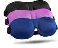 LKY DIGITAL Sleep Mask for Side Sleeper 3 Pack, Night Blindfold for Men Women by LKYDIGITAL