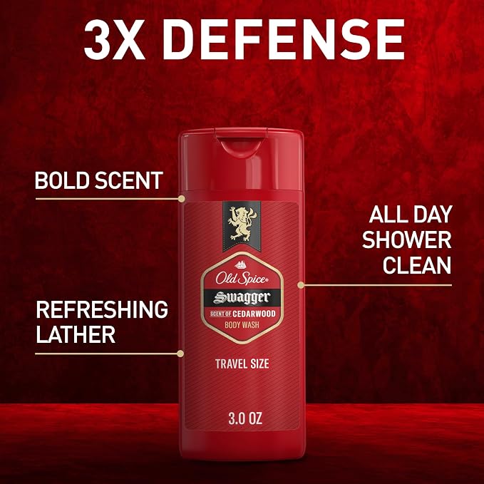 Old Spice Refreshing Body Wash for Men, 3X Defense, 24/7 Shower Fresh - Image 3