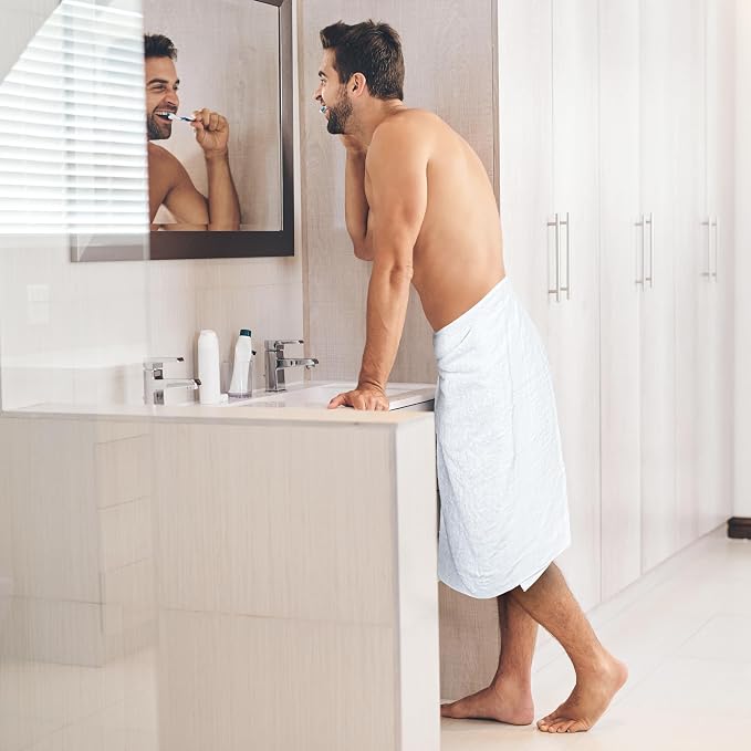 Commercial Bulk Pack of 12 Bath Towels – 100% Cotton Terry 24" x 48" – Ideal - Image 8