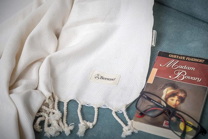 Bersuse 100% Cotton Milas XL Throw Blanket - Image 6