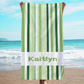 JML Custom Beach Towel with Name, Personalized Microfiber Beach Towel with Name by JML