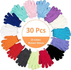 30 Pcs Exfoliating Gloves for Shower, 15 Colors Body Exfoliator Glove - Image 2