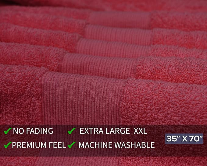Softolle 100% Cotton Luxury Bath Sheets - Image 6