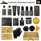 32 Pcs Mother's Day Gift for Mom, Charcoal Bath & Body Gift Basket Set for - Image 2