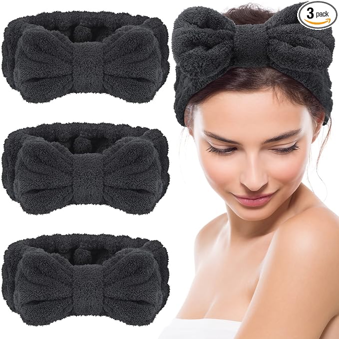 Hicarer 3 Pieces Towel Headbands by Hicarer