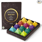Creano Organic Herbal Tea Gift Set "Organic Herbal Tea" – 12 Pyramid Tea Bags by Creano