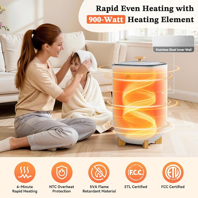 Tehanld Towel Warmer, 35L Towel Warmers - Image 4