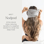 Nodpod Gentle Pressure Sleep Mask | Patented Light Blocking Design - Image 2