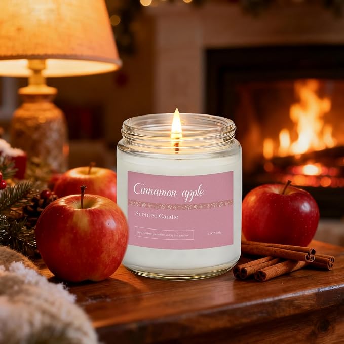6 Pack Fall Candles for Home Scented, Fall Scented Candles for Women Gifts - Image 5