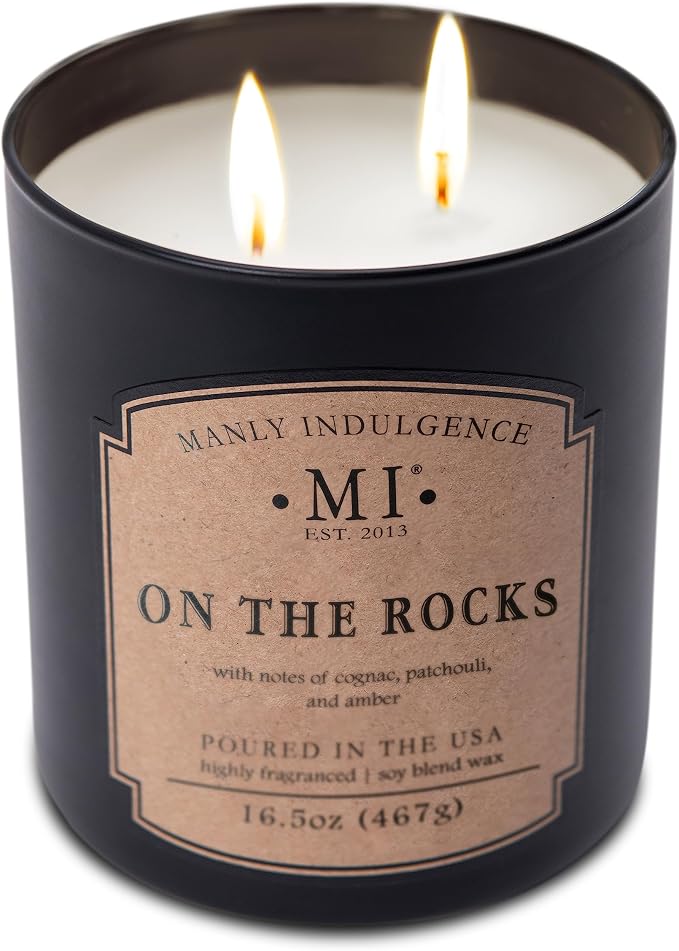 Manly Indulgence On The Rocks Scented Candles - Image 3