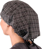 Sparkling EARTH Banded Bouffant Surgical Scrub Ponytail Working Caps and - Image 5