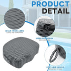 Hot Tub Booster Seat for Adults, Weighted 5" Extra Thick Spa Cushion, 4+ lbs - Image 2