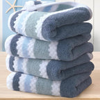 Waffle Hand Towels, Striped Hand Towel, Durable Towel by VOOVAMOVAS