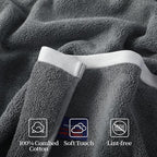 REDKISS 100% Cotton 2 Pack Luxury Bath Towels 27 x 54 Inches, Oversized Bath - Image 6