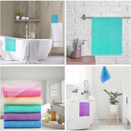 UJFQBH 6 Pieces African Bath Sponge African Net Long Net Bath Sponge - Image 6