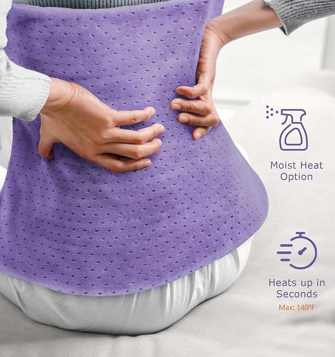 Heating Pad for Back Pain Relief, Menstrual Pain, Christmas Gifts for Women Men - Image 5