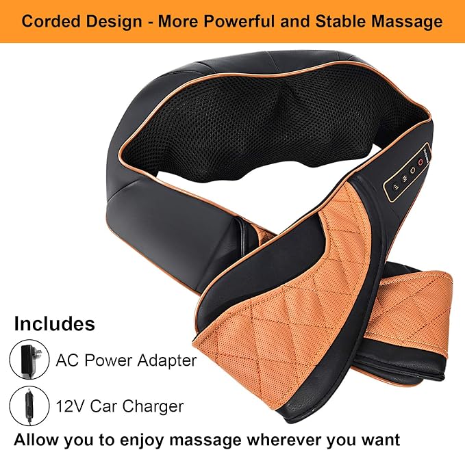 TRIDUCNA Shiatsu Neck Shoulder Back Massager - Image 3