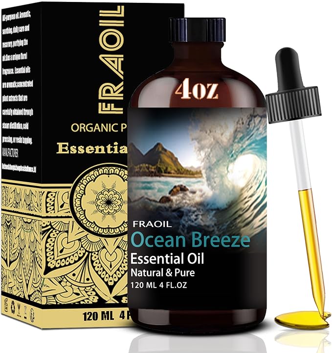 Ocean Breeze Essential Oil, Ocean Breeze Oil 4 Fl Oz 120ML by FRAOILESSENTIALOIL