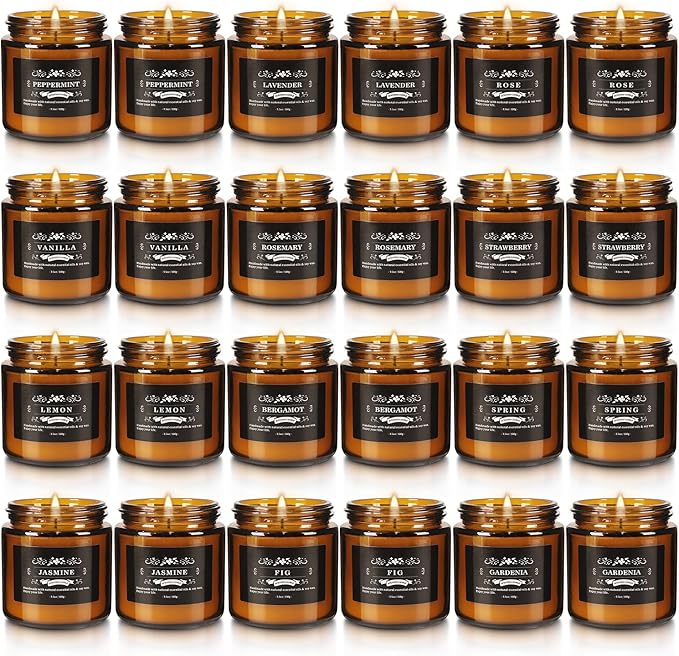 YOROXRG 24 Pcs Scented Candles by YOROXRG