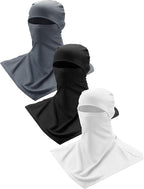 SATINIOR 3 Piece Balaclava Face Cover Sun Protection Neck Cover Summer by SATINIOR