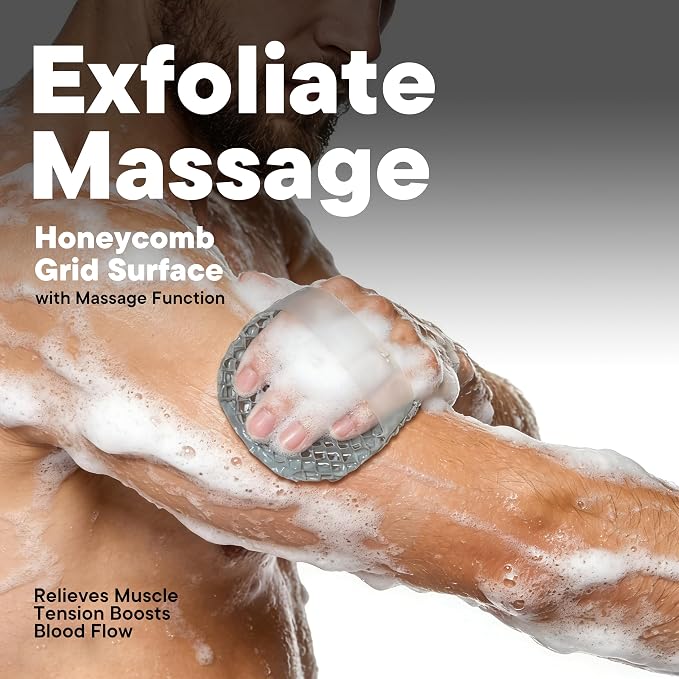 Bath Mitt - Exfoliating Glove, Honeycomb Body Scrubber, Massage Body Scrub - Image 5