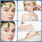 Stainless Steel Gua Sha Tool, Face Roller, Manual Massage Pen, Jade Roller - Image 5