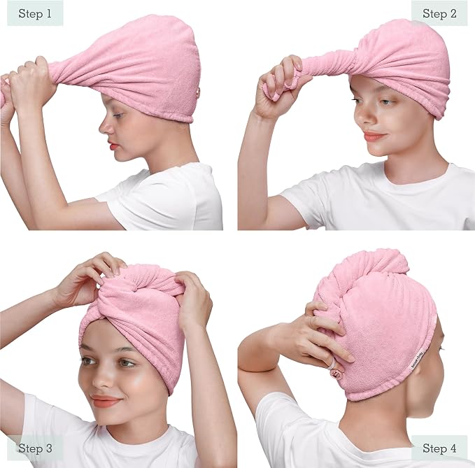 Brook + Bay Microfiber Hair Towel Wrap - Image 6