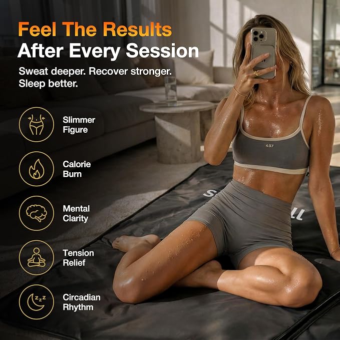 Infrared Sauna Blanket | XL Size Fits 6'5" | Low EMF Sauna Blanket - Image 2