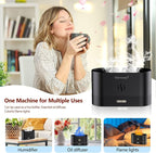 Flame Essential Oil Diffuser, Upgrade 7 Colour Lights Aromatherapy Diffuser - Image 5