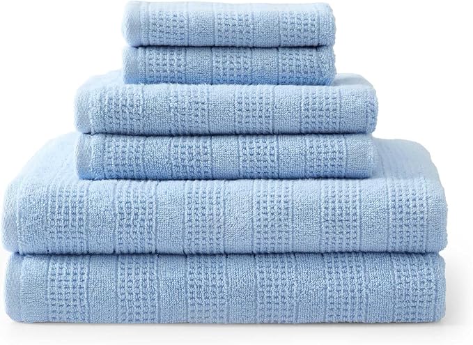 Martha Stewart - Bath Towels, Soft & Absorbent 100% Cotton Towels, Solid 500 GSM by MarthaStewart
