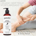 PURA D'OR 16 Oz Organic Deep Tissue Sports Massage - Image 4