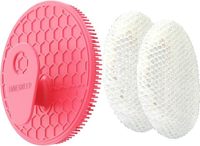 INNERNEED Food-Grade Silicone Body Scrubber Gentle Cleansing Brush by INNERNEED