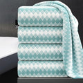 4 Piece Bath Towel Set Oversized Bath Sheet 35"x70" Bathroom Towel Extra Large by MAGGEA