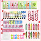 108 PCS Spa Party Supplies for Girls, Include Facial Masks, Lip Balms, Eye - Image 2