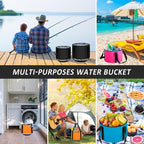 Foot Bath Basin 20L Collapsible Bucket, Portable Foot Soak Tub Feet Soaking - Image 6