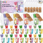 AZEN 32 Sets Bulk Gifts, Hand Cream and Lip Balm Bulk Set by AZEN
