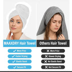 100% Cotton Hair Towel Wrap for Women, Men & Kids – Non-Microfiber 450 GSM - Image 8