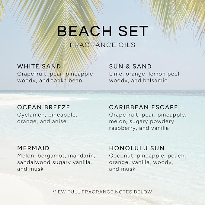 Eternal Essence Oils Beach Set of 6 Premium Fragrance Oils - Image 2